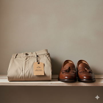 Relaxed-Fit Pleated Chinos