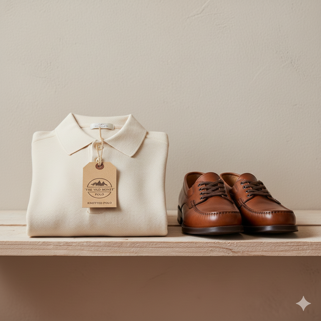 The "Old Money" Knitted Polo