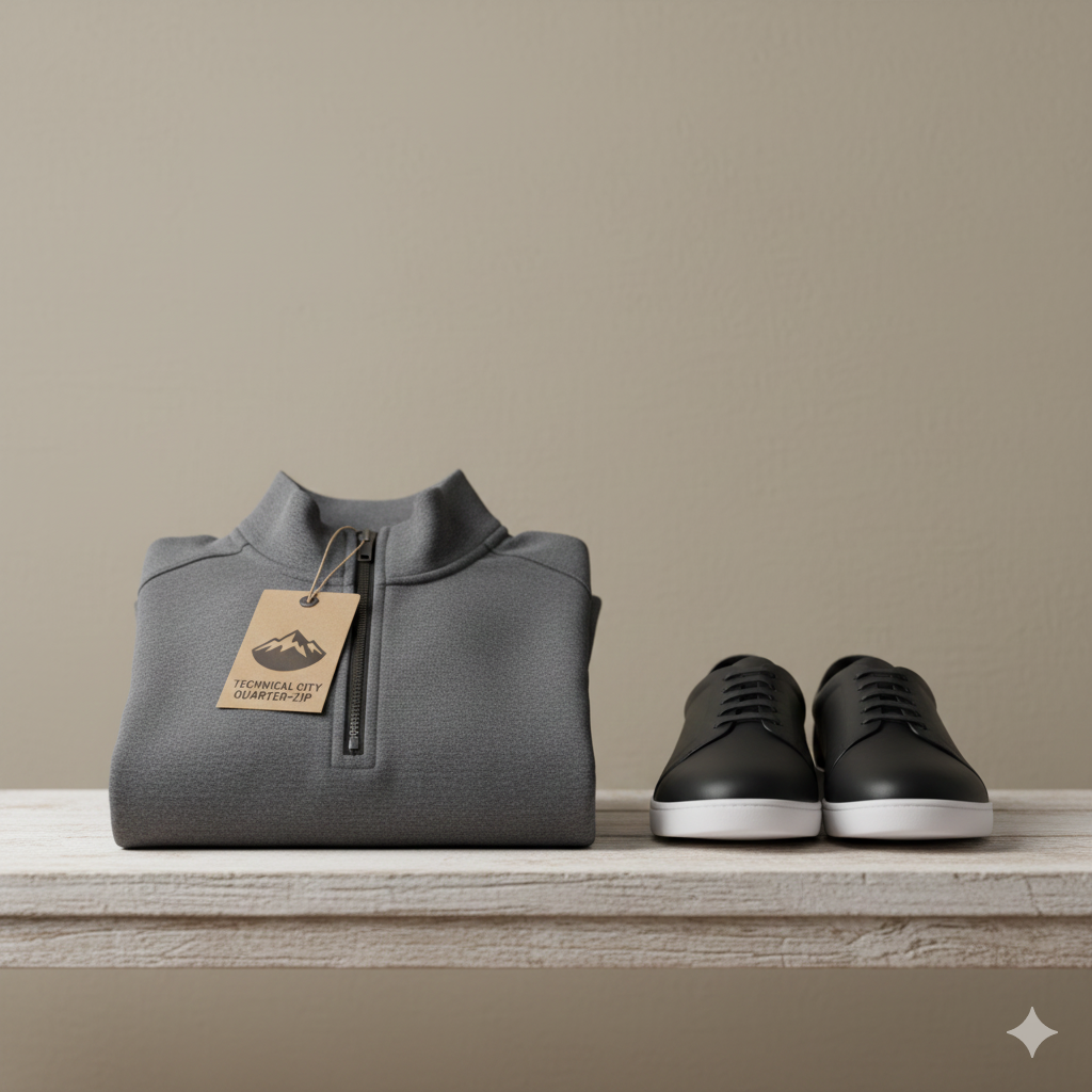 Technical "City" Quarter-Zip